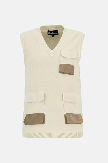 Multi-Pocket Sweater Vest