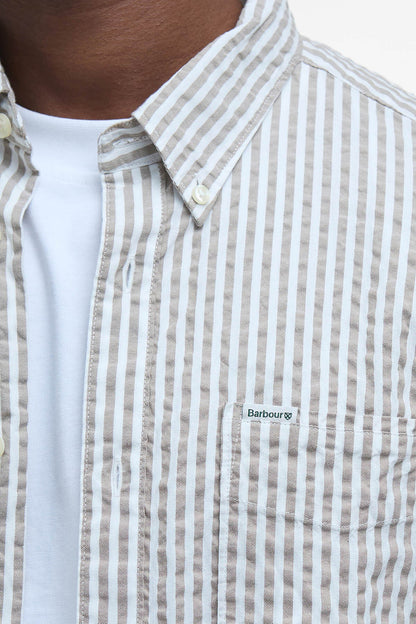 Cresswell Seersucker Regular Short-Sleeved Shirt