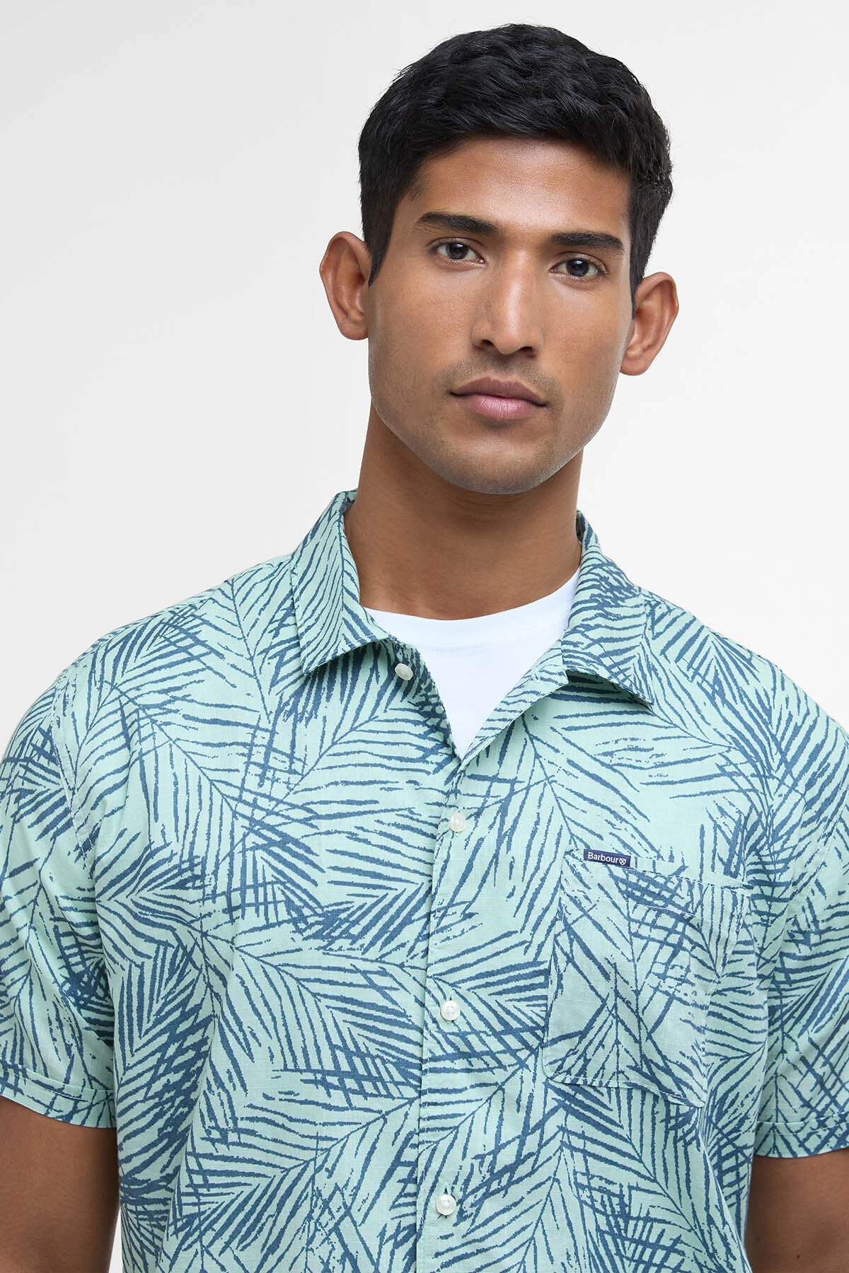 Falmouth Printed Regular Short-Sleeved Shirt