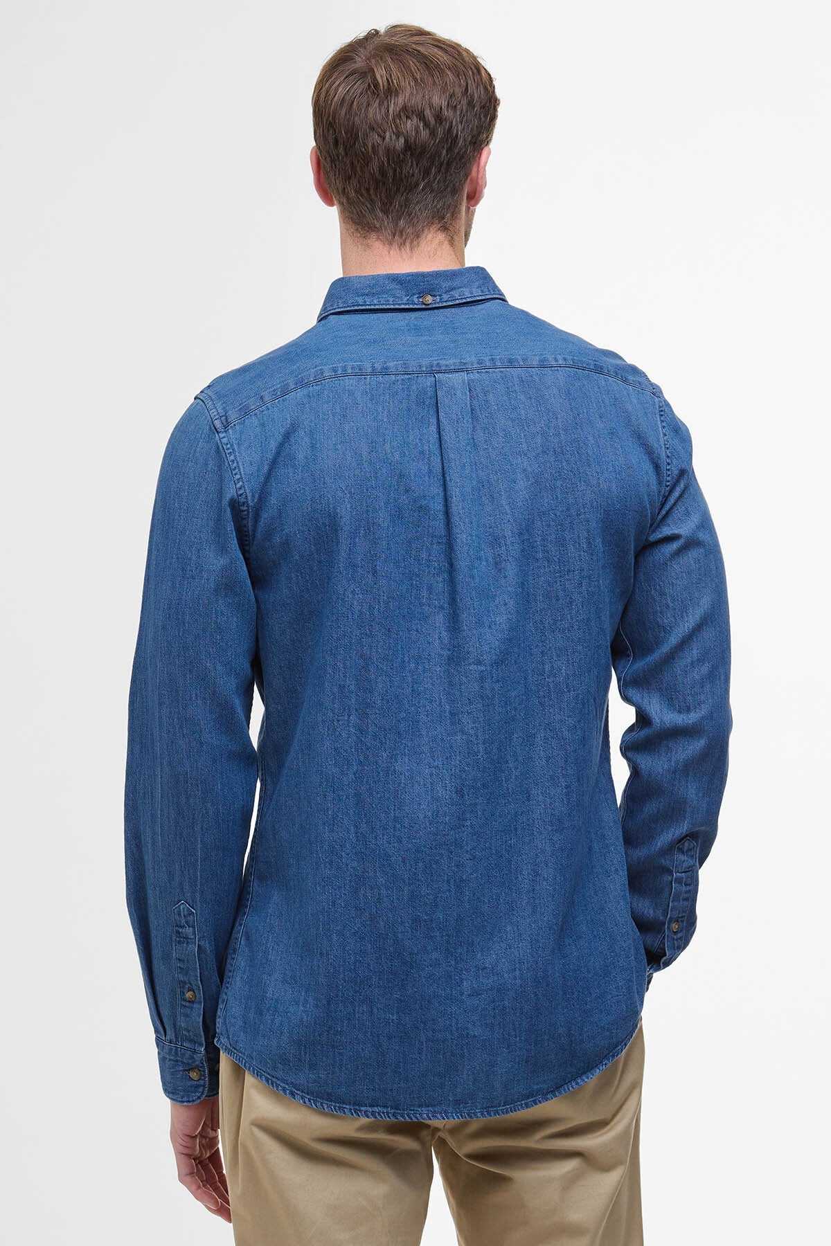 Denim Crest Tailored Long-Sleeved Shirt