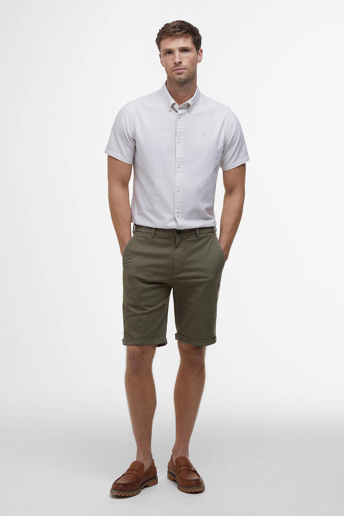 Washed Twill Chino Shorts