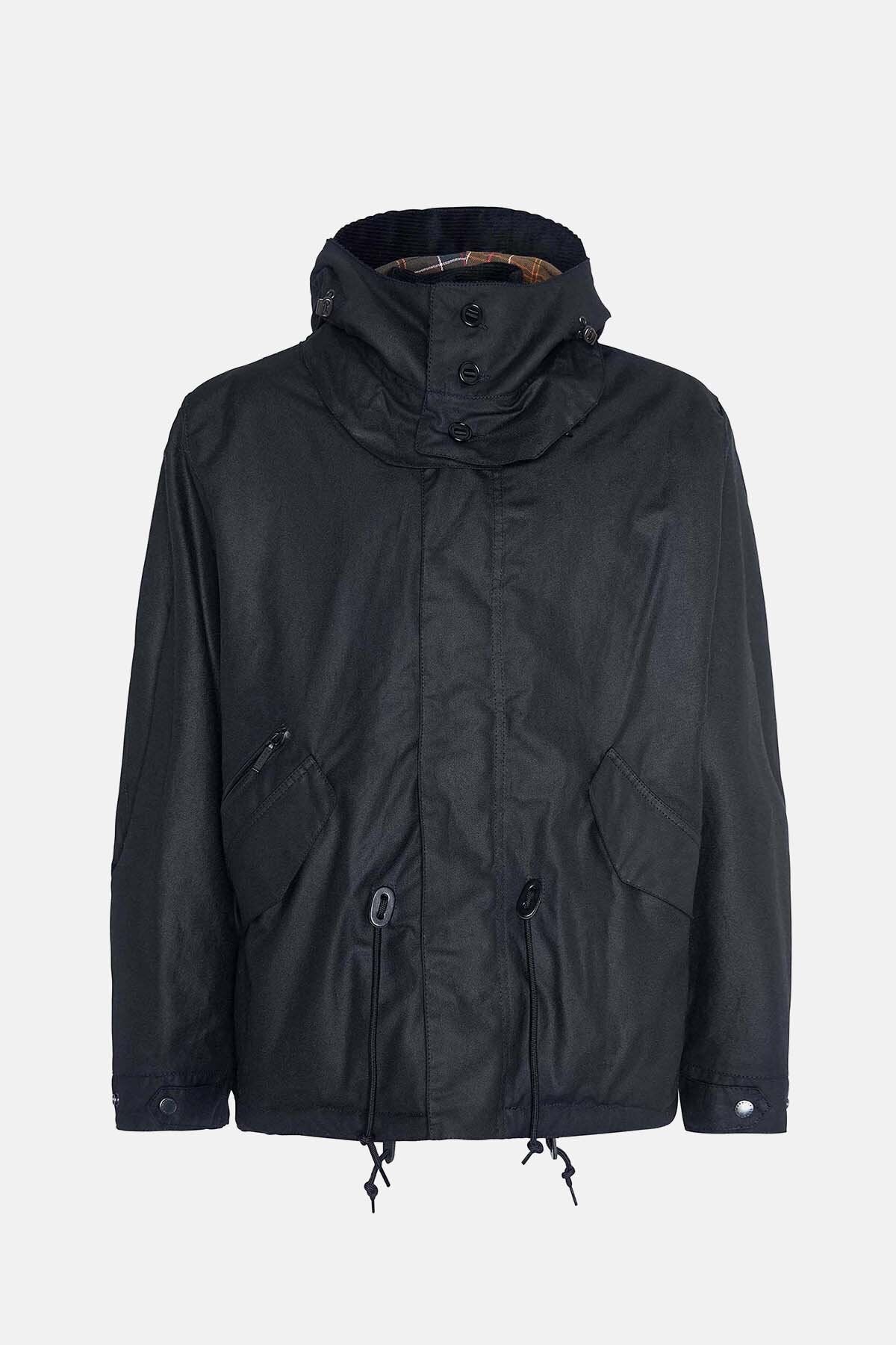 Short Wind Waxed Parka
